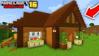 I Built the BEST Starter House in Minecraft Hardcore #16