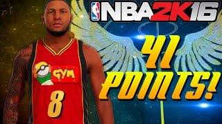 NBA 2K16 Pro Am Gameplay 41 Points Hitting The Jordan Shrug After Raining 3s