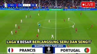  LIVE PORTUGAL VS PRANCIS • ROUND OF 8 • Quarter Final UEFA EURO 2024 • Mbappe Vs Cristiano Ronaldo