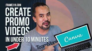 How to Create Promo Videos in Under 10 Minutes - Canva Tutorial