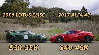 Lotus Elise vs Alfa Romeo 4C - Head to Head Review