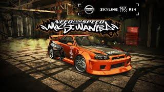 NFS Most Wanted Redux V3  NISSAN SKYLINE GTR R34 BY EDDIE JUNKMAN TUNING  4K FULL HD