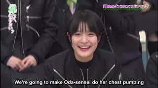 Oda Nana powerful chest pump