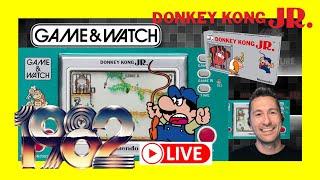 Chronologically Gaming is LIVE Donkey Kong Jr. Goes Portable #donkeykong #mario #retrogaming