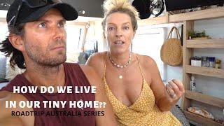 HOW DO WE LIVE IN OUR TINY HOME??  A rundown of our full time travelling setup  ROADTRIP AUSTRALIA