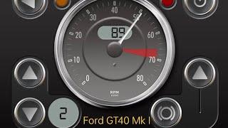 Ford GT40 Mk I 4.2 V8 Top Speed Test