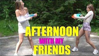 Afternoon with friends  Tennis footbal & more