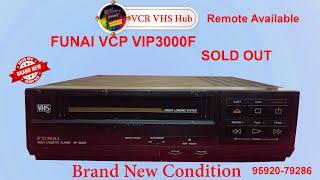 vcp sold #funai vip3000f new condition Remote Available cash on Delivery #95920-79286