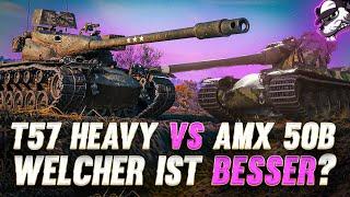 T57 Heavy vs. AMX 50B - Welcher ist besser? World of Tanks - Gameplay - Deutsch