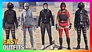 Top 5 Best Easy To Make Female Tryhard Outfits #2 GTA Online