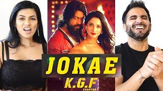 JOKAE MUSIC VIDEO REACTION  KGF  Kannada  Yash  Tamannaah  KGF Songs