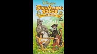 Opening to Disneys Sing Along Songs The Bare Necessities UK VHS 1992