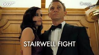 CASINO ROYALE  Stairwell Fight – Daniel Craig Eva Green  James Bond