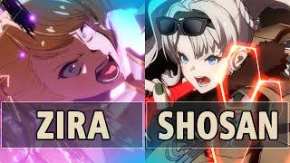 GBVSRZira Beatrix Vs Shosan Zeta High Level Gameplay.