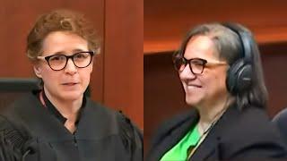 Shes a ROCKSTAR Judge Penney Azcarate thanking Judy Court Stenographer.  Depp v. Heard Trial