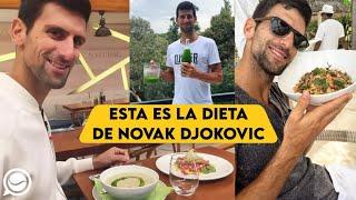 ASÍ ES LA DIETA QUE SIGUE NOVAK DJOKOVIC LO QUE COME EN UN DÍA