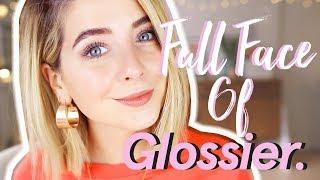 Full Face Of Glossier Makeup  Honest Review & First Impressions  Zoella