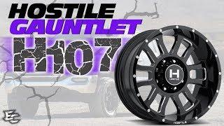 HOSTILE GAUNTLET GLOSS BLACK MACHINED 20x9