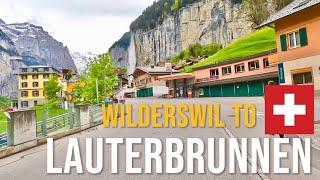 Driving in Switzerland  from Wilderswil to Lauterbrunnen in May 2023.