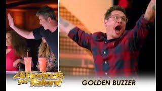 Michael Ketterer Father Of 6 Earns SIMON COWELL GOLDEN BUZZER  Americas Got Talent 2018