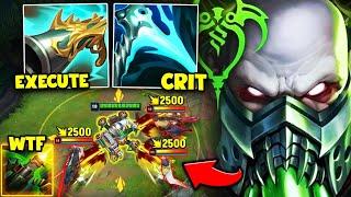 FULL CRIT URGOT IS THE SCARIEST THING YOULL EVER SEE ONE SHOT EVERYTHING