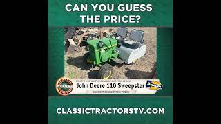 Guess The Price? John Deere 110 Sweepster