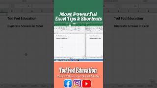 Arrange window function #microsoft #excel #msexcel #shorts #computer #education