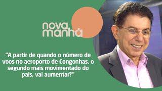 A partir de quando o número de voos no aeroporto de Congonhas vai aumentar?