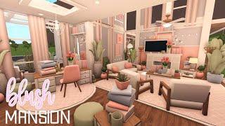 BLOXBURG Roleplay Blush Mansion  House Build