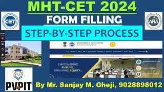 MH CET 2024 Registration  Online Form Filling  Step By Step DEMO DETAILED VIDEO