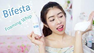 โฟมล้างหน้าเนื้อวิปโฟม นุ๊มนุ่ม  Bifesta foaming whip