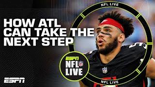 How the Falcons can take the NEXT STEP  Im looking at Drake London  NFL Live