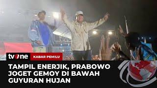 Prabowo Joget Gemoy di Bawah Guyuran Hujan Usai Pidato di Kampanye Akbar  Kabar Pemilu tvOne