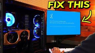 How I FIXED my PC CRASHING... it would randomly freeze and shut off