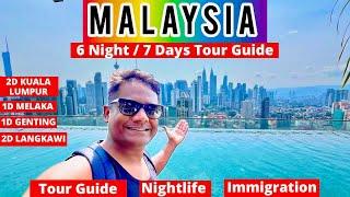 MALAYSIA Visa Free Tour Guide 2024  A-Z India to Malaysia Trip Plan Itinerary & BUDGET in Hindi