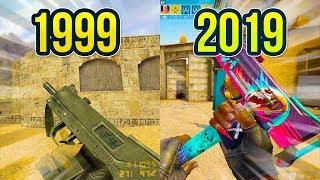 Evolution of the MAC-10 in Counter Strike 1999 - 2019