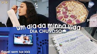 vlog um dia da minha vida️ *dia chuvoso*