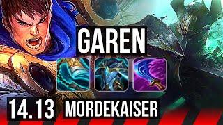 GAREN vs MORDEKAISER TOP  517 4k comeback  EUW Master  14.13