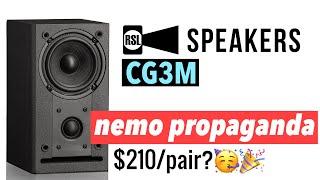 RSL CG3M Bookshelf Speaker Review  These guys make speakers too?