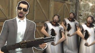 GRANNY ZOMBIE APOCALYPSE SURVIVAL? - Garrys Mod Gameplay - Gmod Zombie Survival