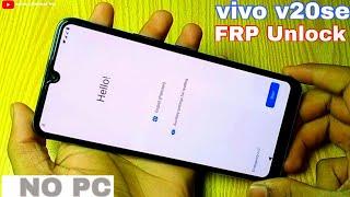 vivo v20se FRP Bypass  vivo v20 frp Unlock Without PC  New Method 2021