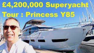 £4200000 Superyacht Tour  Princess Y85