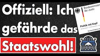 Meine Frage gefährdet das Staatswohl Ampel adelt Politik mit Kopf offiziell als staatsgefährdend