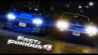 Fast and Furious 4  2009  Night Runners chasing scene