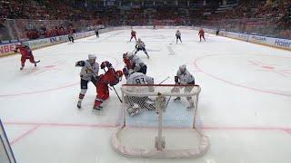 Koshechkin saves with his pad