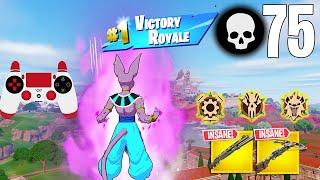 75 Elimination Solo Vs Squads Wins Fortnite Chapter 5 Season 3 PS4 Controller Gameplay