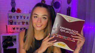 ASMR APERTURA DE CROMOS DEL ALBUM DEL MUNDIAL QATAR 2022 ️