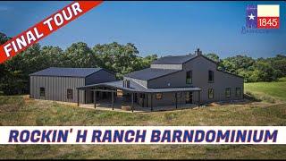 Rockin H Ranch Barndominium - 2700 sqft - 3 Bedroom - 3 Bath -1200 sqft Shop