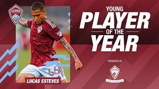 2022 Colorado Rapids Young Player of the Year Lucas Esteves