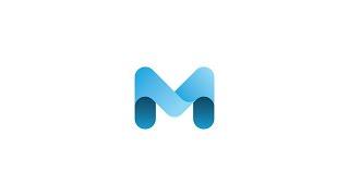 Design a M Letter Gradient Logo Illustrator Tutorial